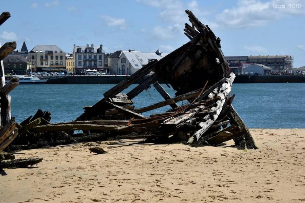 Appartement 4 Pers Dans Longere A 800M De La Plage Plouhinec  Kültér fotó